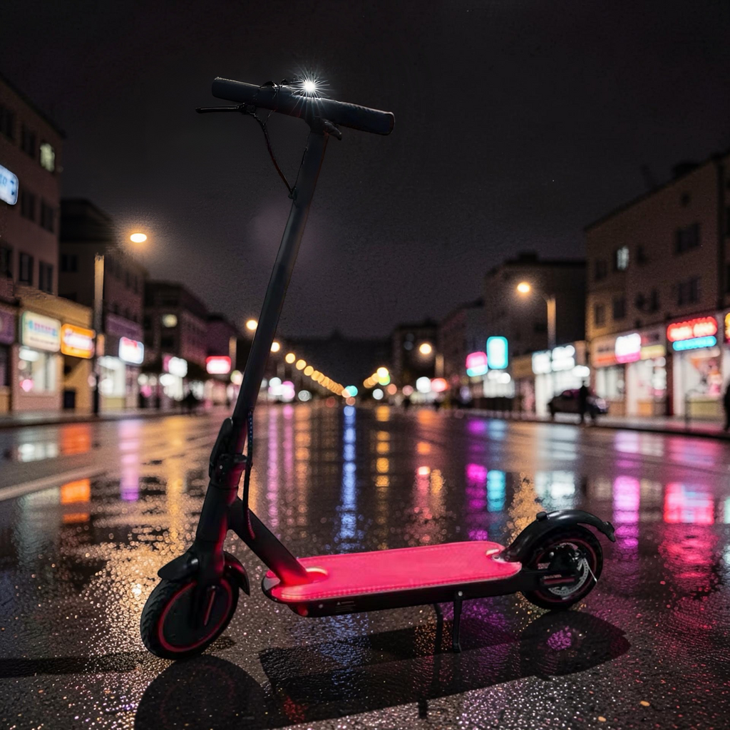 2026 Vegas Electric Scooter – 200W Brushless Motor, Lithium Battery, Disc Brake, LED Lights, Foldable (Ages 6+)