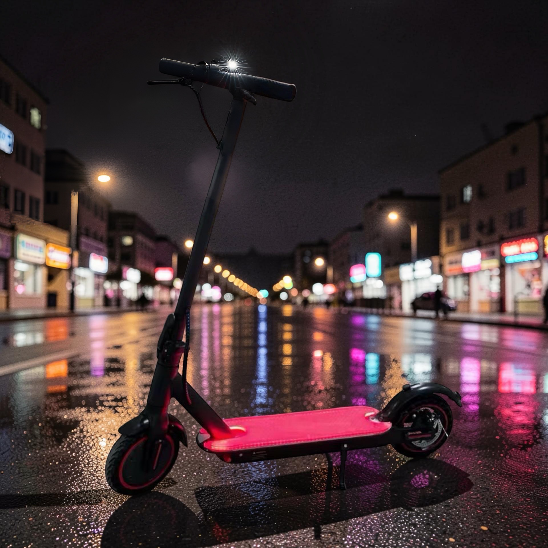2026 Vegas Electric Scooter – 200W Brushless Motor, Lithium Battery, Disc Brake, LED Lights, Foldable (Ages 6+)