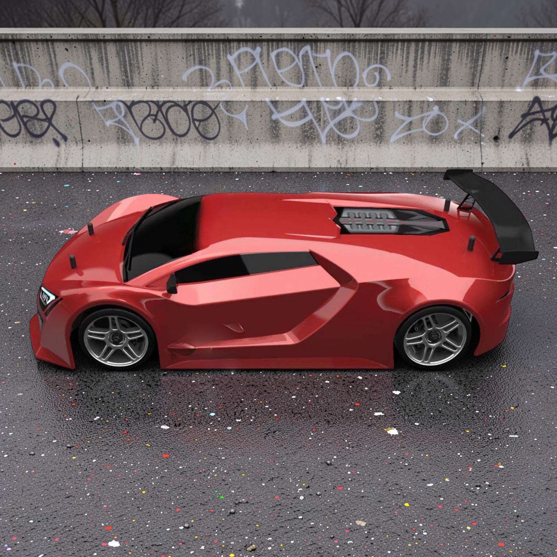 1/10 Scale Brushed Electric Drift Car RTR with 2.4GHz Radio, Battery & Charger Included
