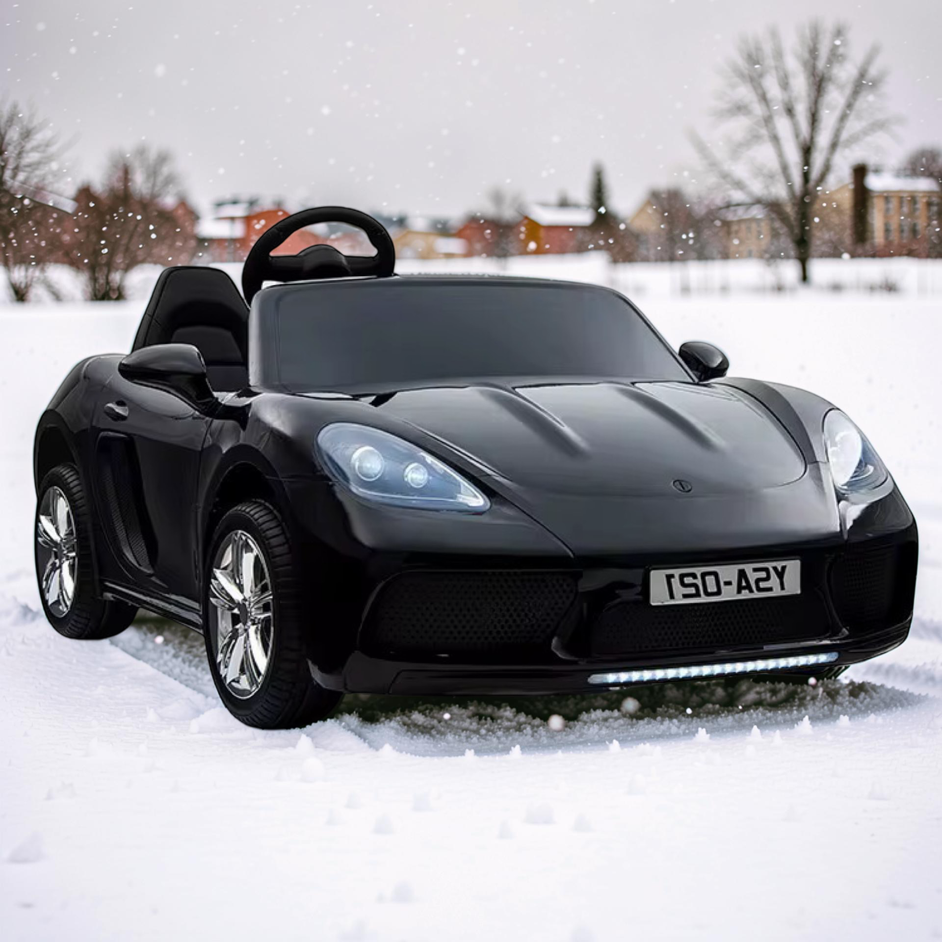 2026 XXXL 2-Seater Kids Ride-On by Porsche – 300W Brushless Motor, Leather Seats, Air Tires, Hydraulic Doors, LED Lights, Touchscreen LCD & Bluetooth