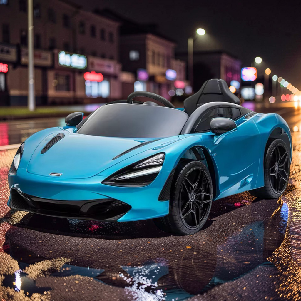2026 XL McLaren Kids Ride-On Car – 90W Dual Motor, Leather Seat, Butterfly Doors, LED Lights, Bluetooth & Remote Control
