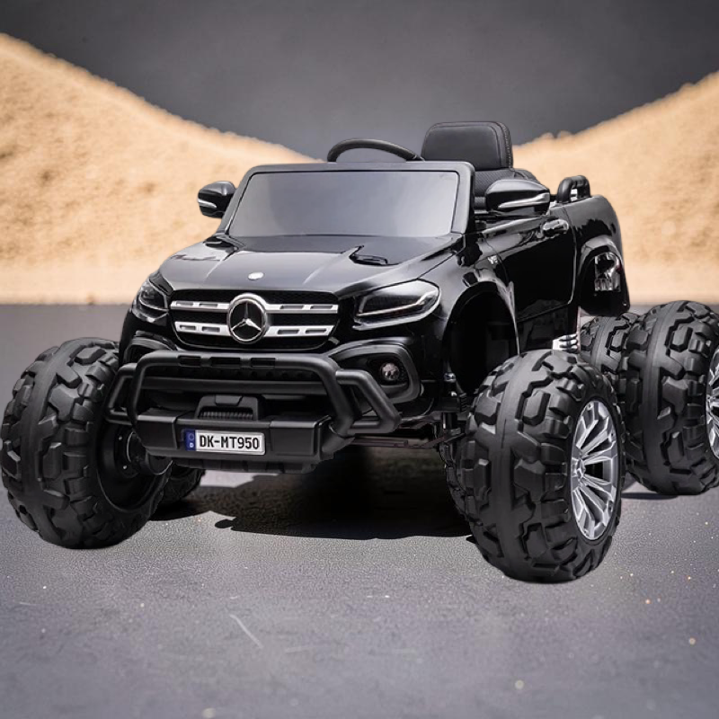 2026 Mercedes-Benz X350 4MATIC Lifted Kids Ride-On Truck – XXL 2-Seater (Ages 3–8), 180W 4 Motors, Leather Seat, Off-Road Rubber Tires, Touchscreen LCD, LED Lights, Bluetooth & Parental Remote Control