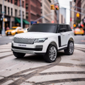 2026 XXL Land Rover Range Rover Kids 2-Seater Ride-On SUV – 180W Dual Motors, Leather Seats, Rubber Tires, Touchscreen LCD, LED Lights, Bluetooth, Remote Control (Ages 3–8)