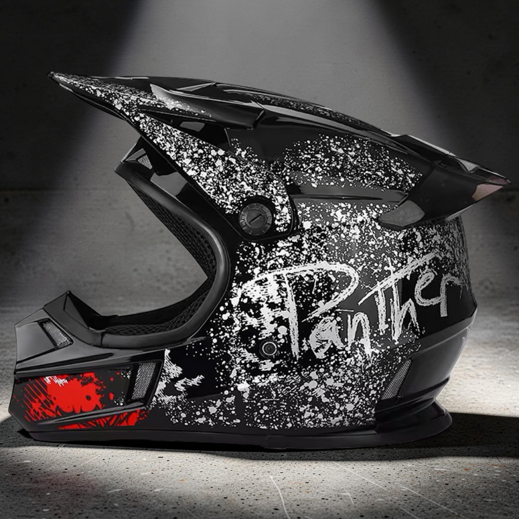 Pro Youth Motocross Helmet with Visor – DOT Approved Lightweight Dirt Bike Helmet with Ultra-Soft Padding