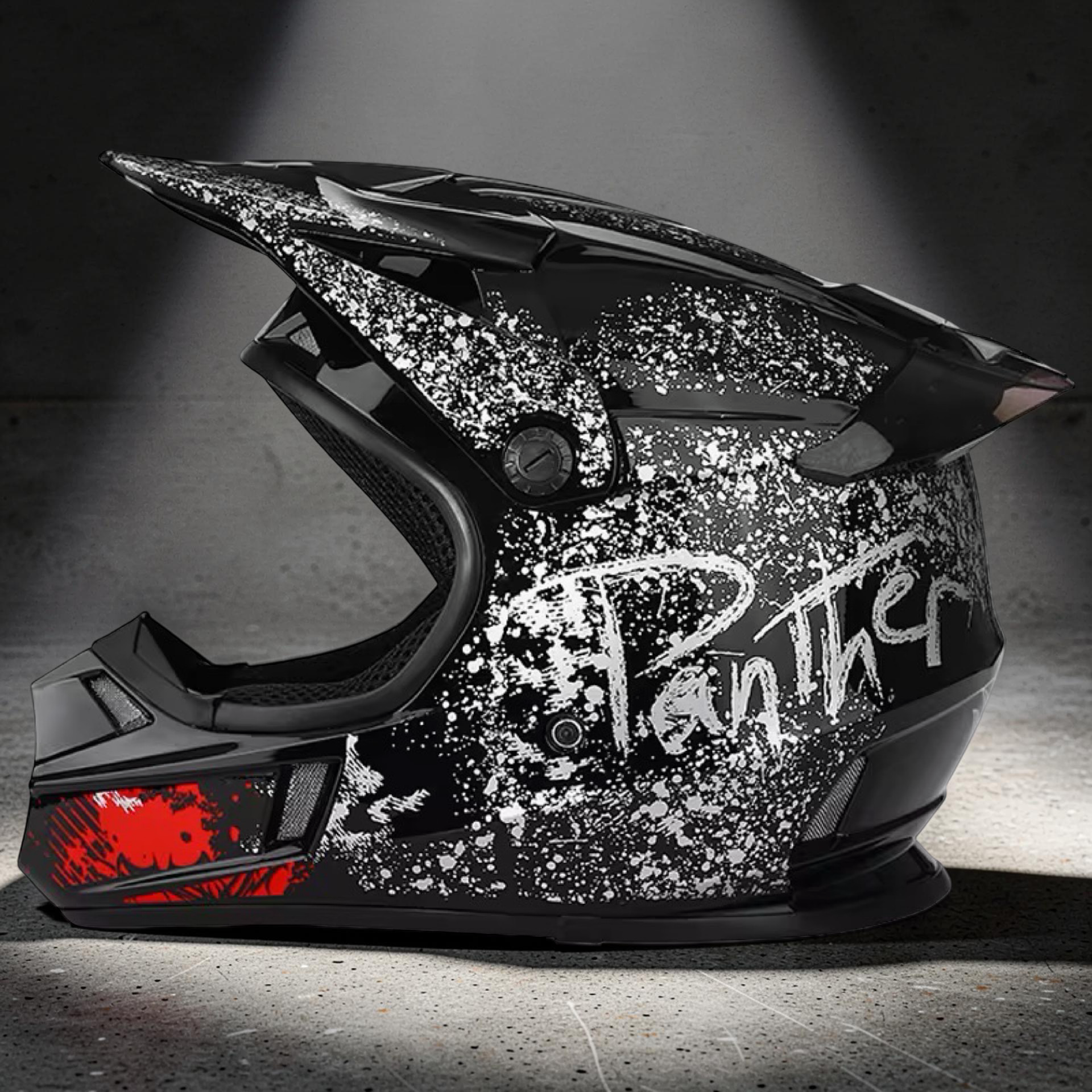 Pro Youth Motocross Helmet with Visor – DOT Approved Lightweight Dirt Bike Helmet with Ultra-Soft Padding