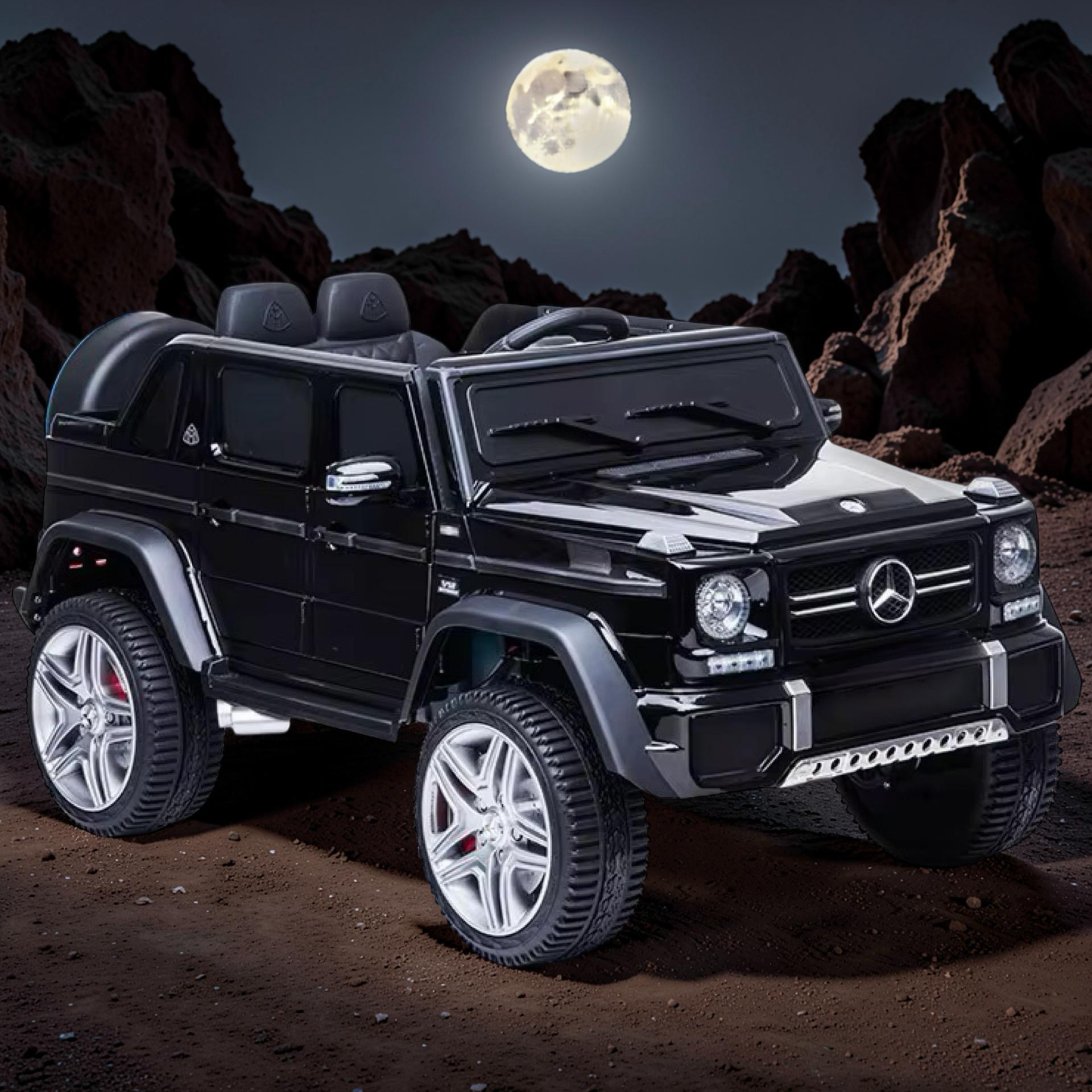 2026 XXL Mercedes-Benz G Class Kids Truck Ride-On – 2 Motors, Remote Control, LED Lights, Bluetooth