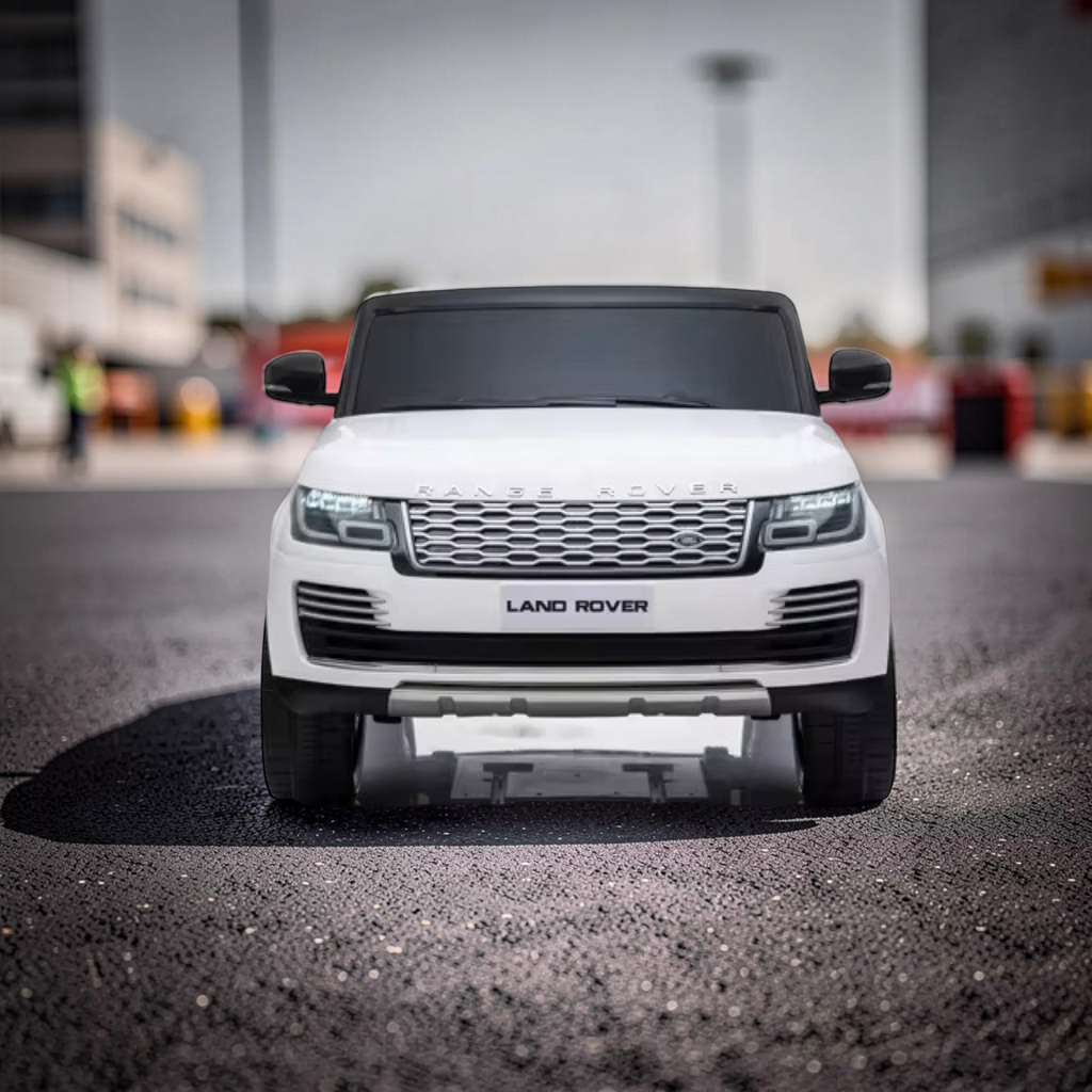 2026 XXL Land Rover Range Rover Kids 2-Seater Ride-On SUV – 180W Dual Motors, Leather Seats, Rubber Tires, Touchscreen LCD, LED Lights, Bluetooth, Remote Control (Ages 3–8)