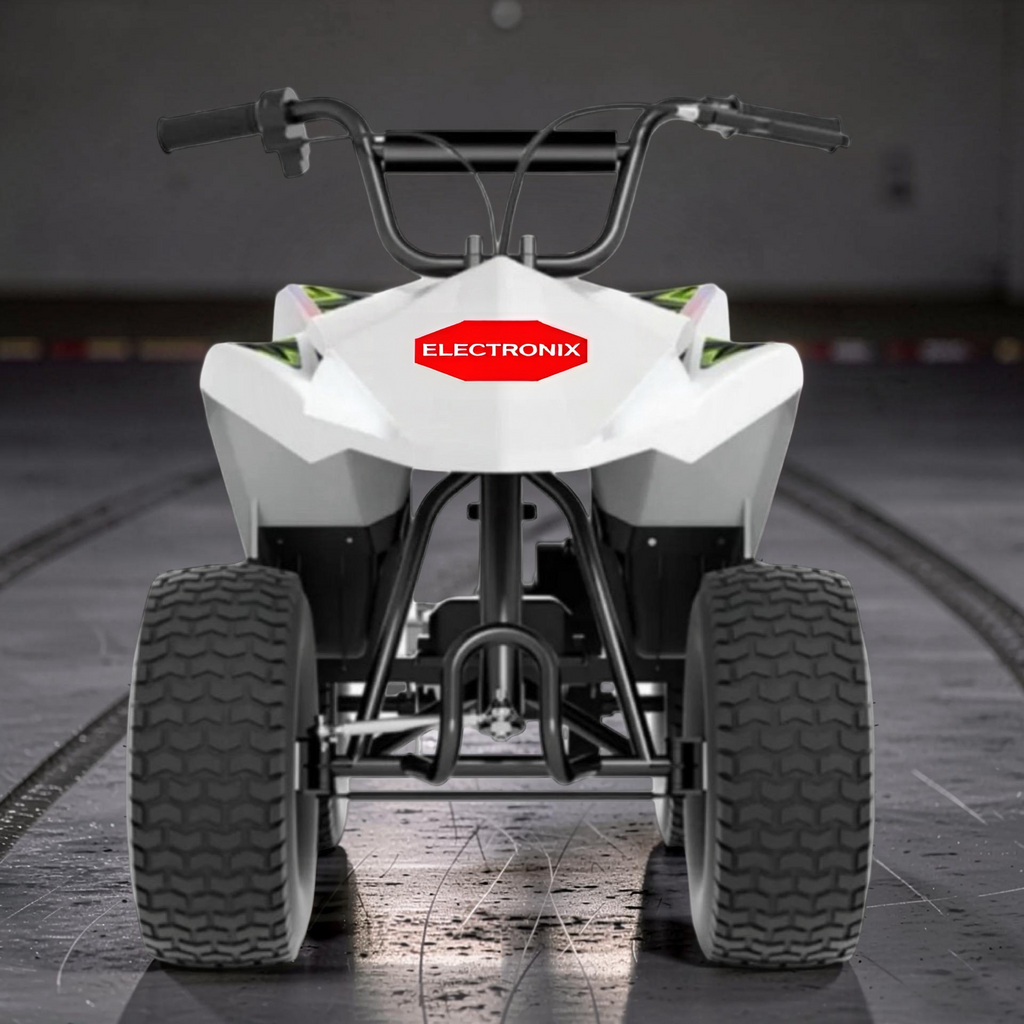 2026 XXXL Kids Electric ATV-X – Premium Performance (Ages 6–14), 600W Brushless Motor, Lithium Battery, Metal Frame, Tubeless Off-Road Air Tires, Hand Disk Brake, LED Lights, Bluetooth Speakers & App Control