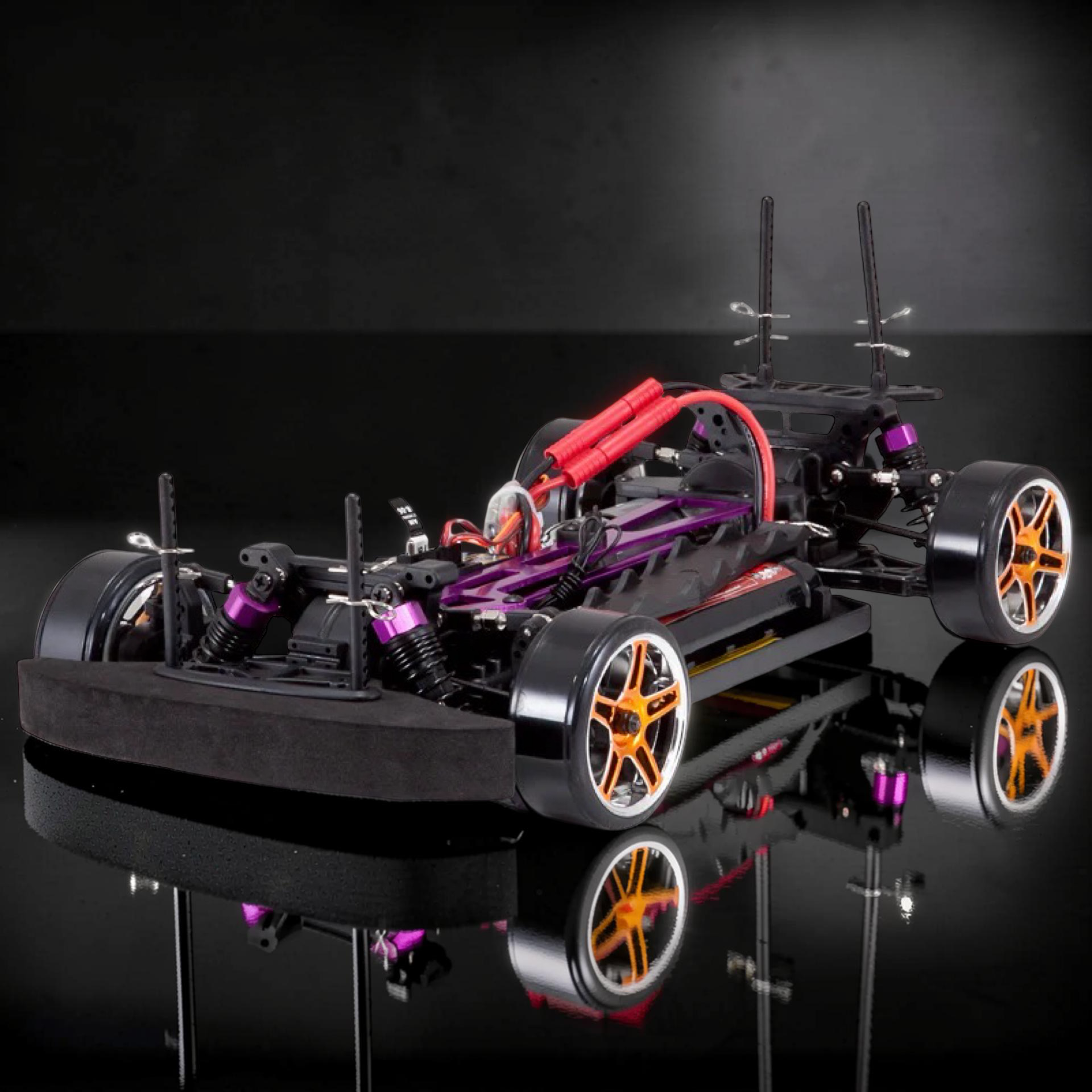 1/10 Scale Brushed Electric Drift Car RTR with 2.4GHz Radio, Battery & Charger Included