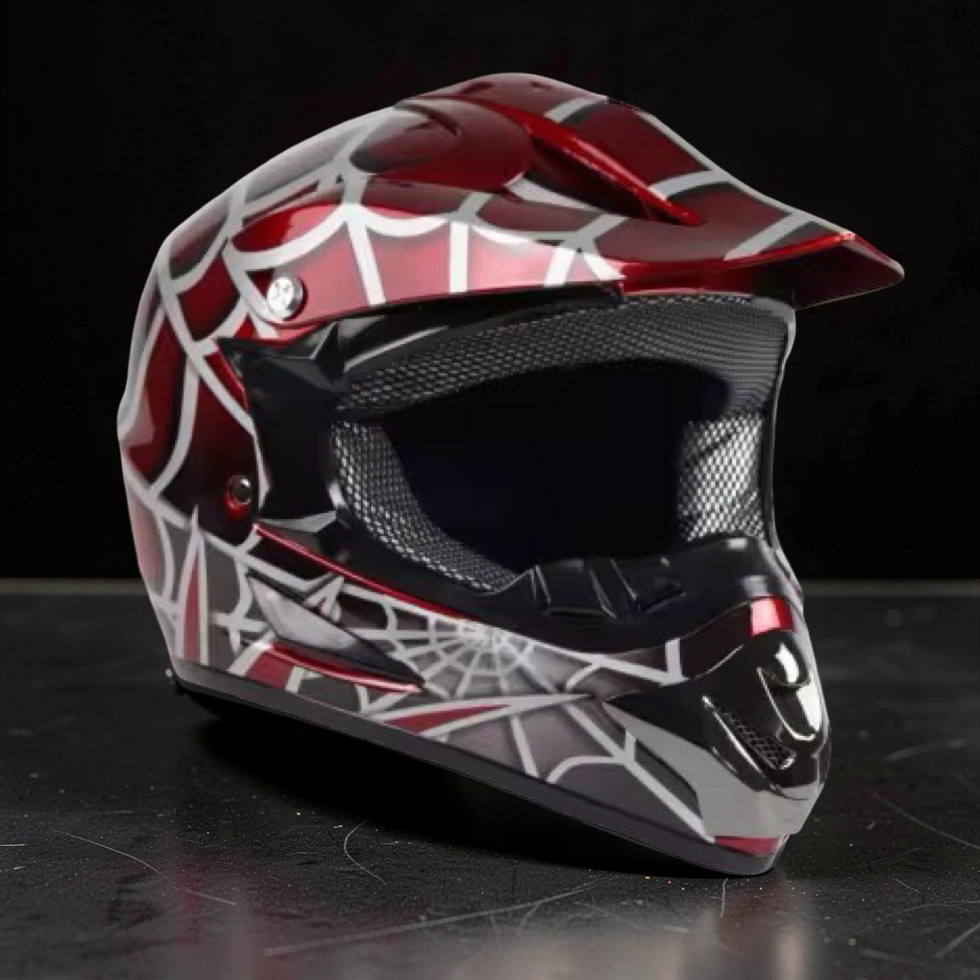Pro Youth Motocross Helmet with Visor – DOT Approved Lightweight Dirt Bike Helmet with Ultra-Soft Padding
