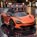 2026 XL McLaren Kids Ride-On Car – 90W Dual Motor, Leather Seat, Butterfly Doors, LED Lights, Bluetooth & Remote Control