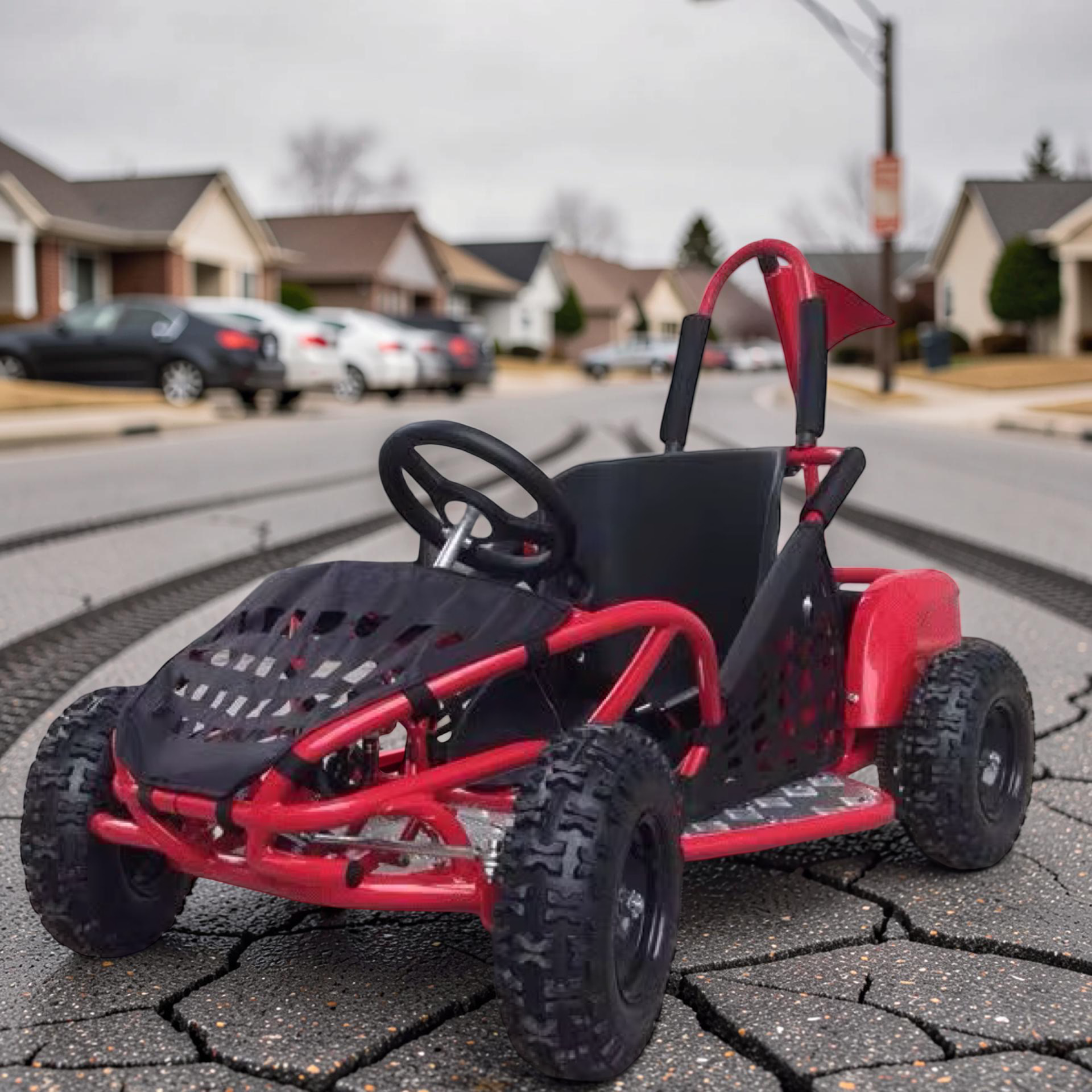 50CC Gas Go-Kart – 4-Stroke Engine Kids Off-Road Buggy