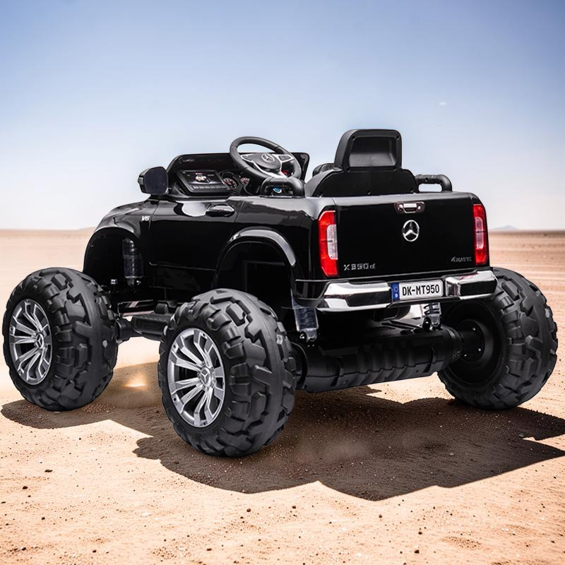 2026 Mercedes-Benz X350 4MATIC Lifted Kids Ride-On Truck – XXL 2-Seater (Ages 3–8), 180W 4 Motors, Leather Seat, Off-Road Rubber Tires, Touchscreen LCD, LED Lights, Bluetooth & Parental Remote Control