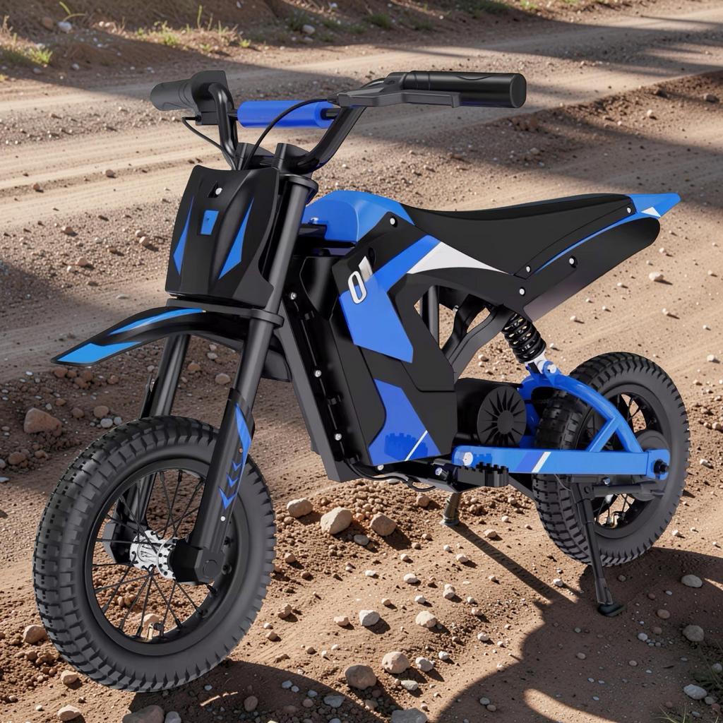 2026 XL ELX Kids Electric Dirt Bike – 150W Motor, Metal Frame, Air Tires, Disc Brake, Bluetooth (Ages 5–12)