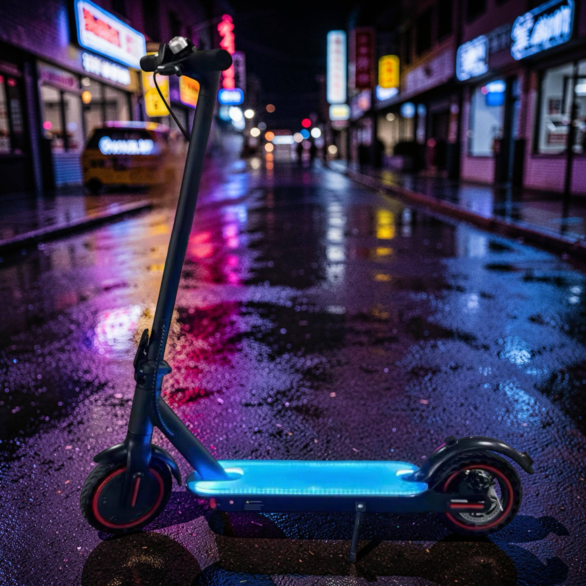2026 Vegas Electric Scooter – 200W Brushless Motor, Lithium Battery, Disc Brake, LED Lights, Foldable (Ages 6+)