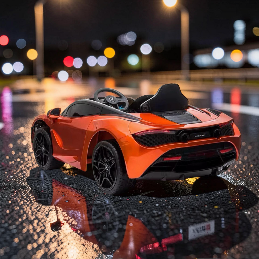 2026 XL McLaren Kids Ride-On Car – 90W Dual Motor, Leather Seat, Butterfly Doors, LED Lights, Bluetooth & Remote Control