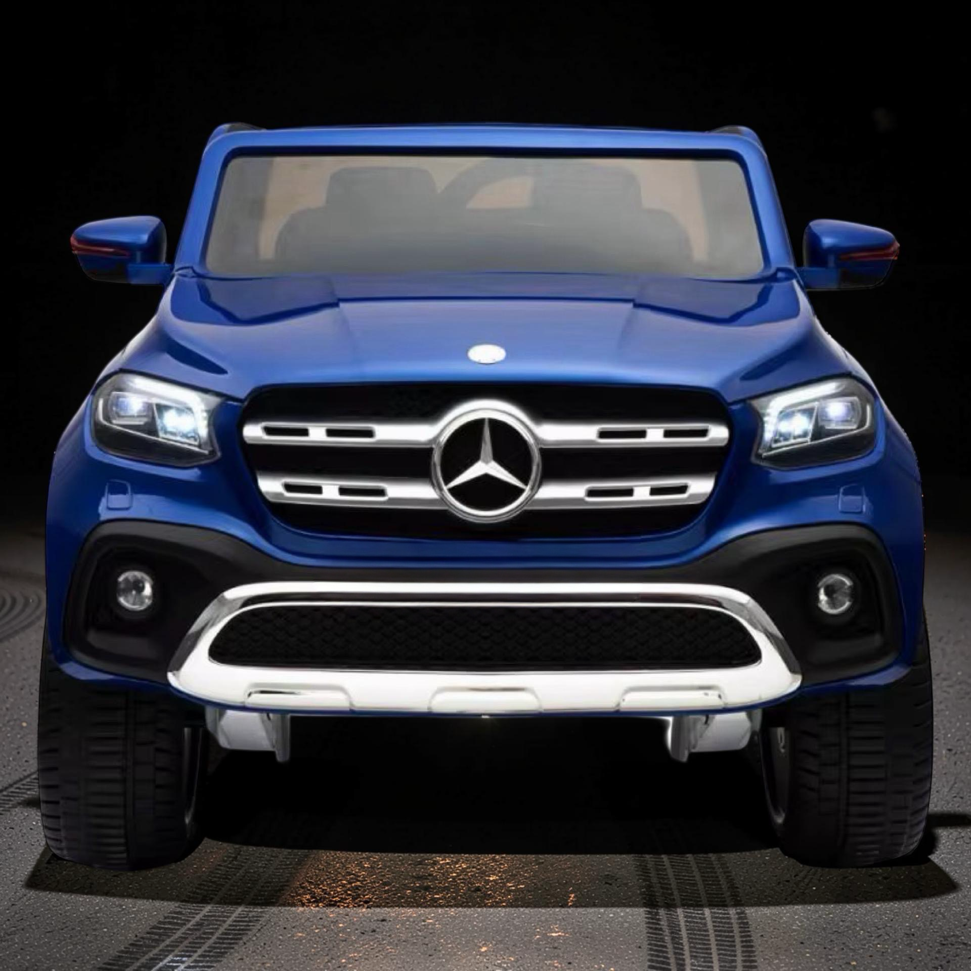 2026 XXL Mercedes-Benz Kids Truck Ride-On – 2 Motors, 2-Seater, Remote Control, LED Lights, Bluetooth