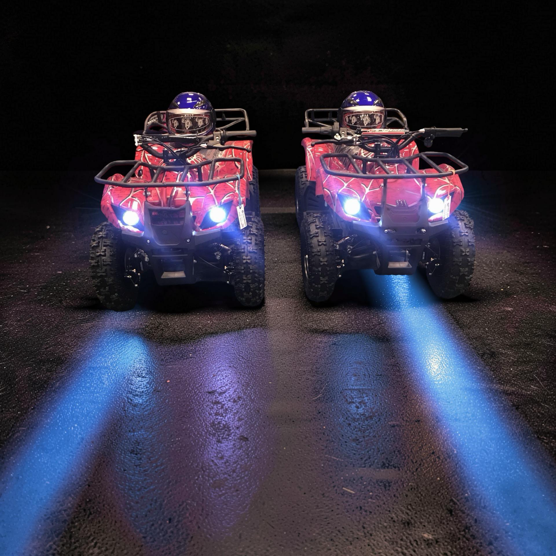 2026 XXL Electronix Kids Electric ATV – 300W Motor, Metal Frame, Tubeless Air Tires, Disc Hand Brake, LED Lights, Speed Governor (Ages 3–10)