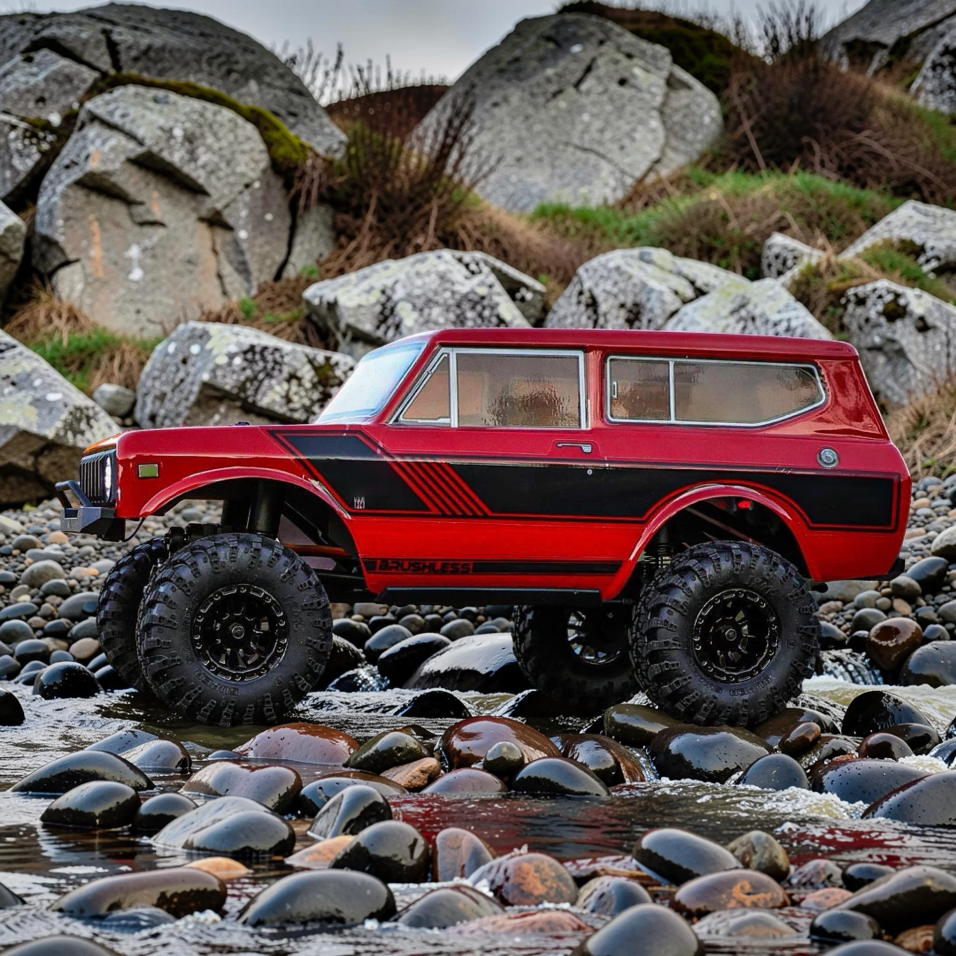 1/18 Scale Brushless Electric Rock Crawler RTR with 2.4GHz Radio, Battery & Charger Included