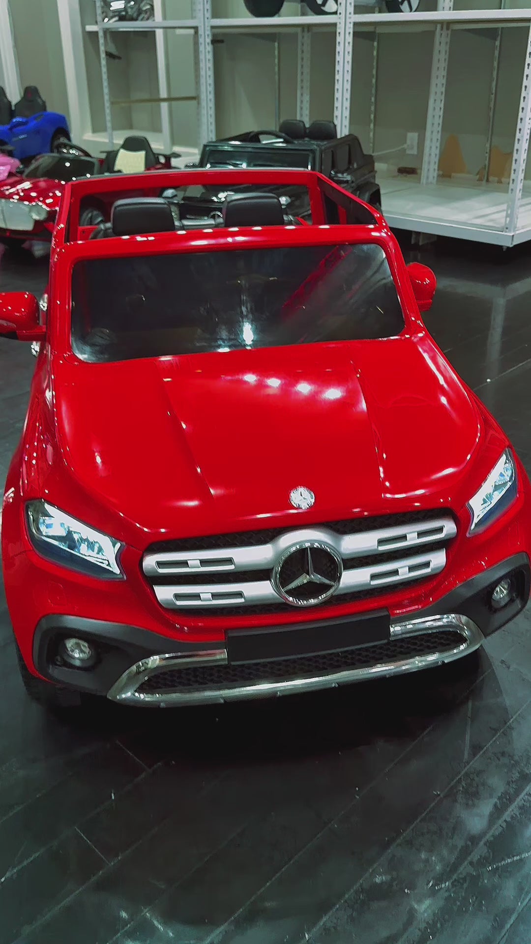 2026 XXL Mercedes-Benz Kids Truck Ride-On – 2 Motors, 2-Seater, Remote Control, LED Lights, Bluetooth