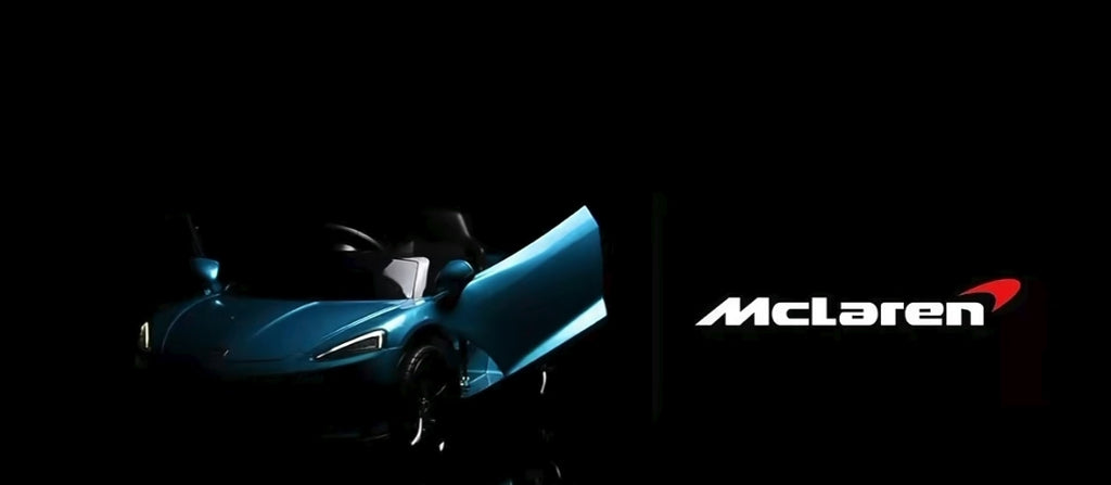 2026 XL McLaren Kids Ride-On Car – 90W Dual Motor, Leather Seat, Butterfly Doors, LED Lights, Bluetooth & Remote Control