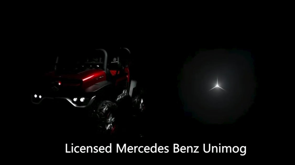 2026 XXL 2-Seater Mercedes-Benz UTV Ride-On (150W, 4 Motors) – Leather Seats, Rubber Tires, LED Lights, Bluetooth & Remote Control